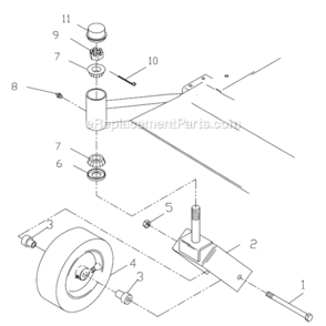 Part Location Diagram of 539102626 Husqvarna Bearing