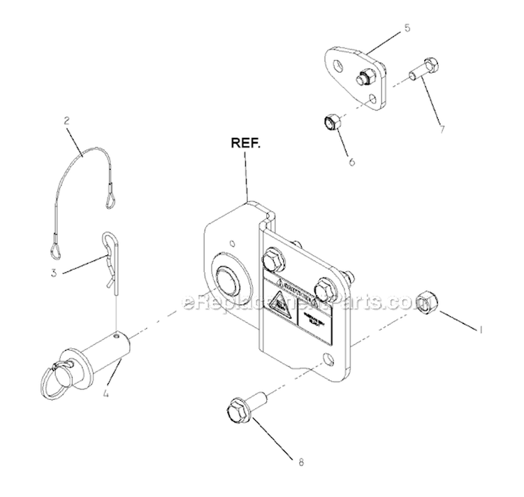 Drive KitHardware Kit Diagram and Parts List for IZ5223 2009-07 - 968999707 Husqvarna Lawn Mower