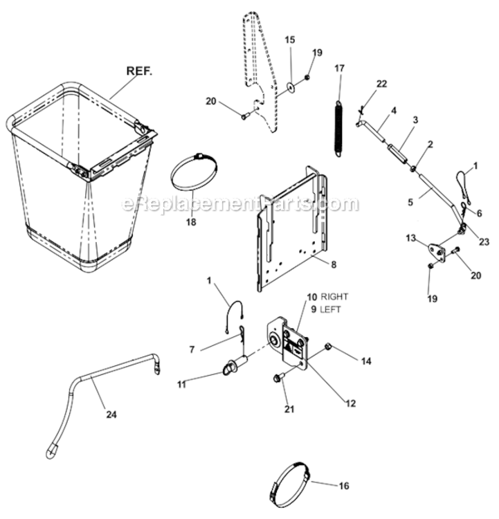 Page V Diagram and Parts List for IZ5225TXPKOA 968999307 Husqvarna Lawn Mower