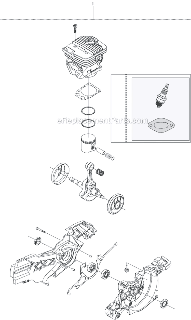 Page P Diagram and Parts List for K970  Husqvarna Concrete Saw