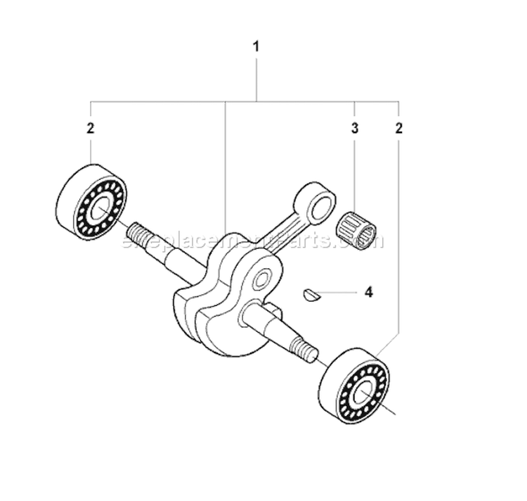 Page G Diagram and Parts List for K1250 K 1250 2007-01 Husqvarna Concrete Saw