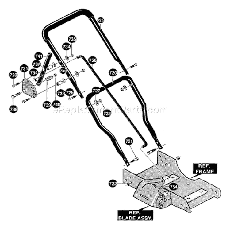 Page F Diagram and Parts List for LE309 LE 309 1996-01 Husqvarna Edger