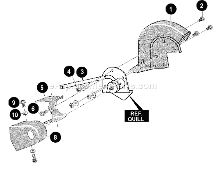 Page B Diagram and Parts List for LE359 LE 359 1996-11 Husqvarna Edger