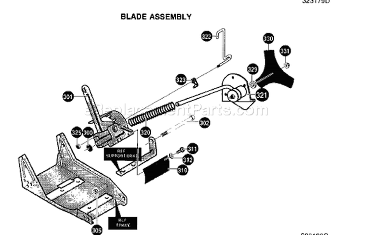 Page A Diagram and Parts List for LE389 LE 389 1996-11 Husqvarna Edger