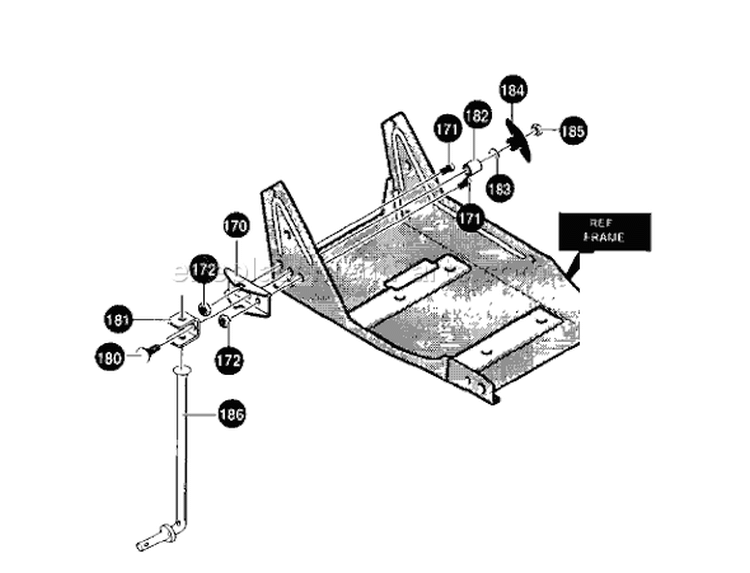 Page C Diagram and Parts List for LE389 LE 389 1996-11 Husqvarna Edger