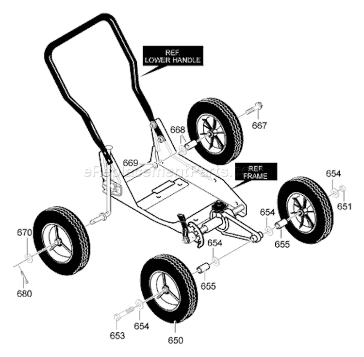 Page J Diagram and Parts List for LE389 LE 389 2003-01 Husqvarna Edger