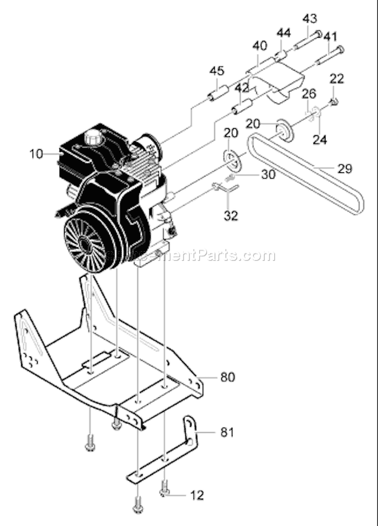 Page D Diagram and Parts List for LE389 LE 389 2003-01 Husqvarna Edger