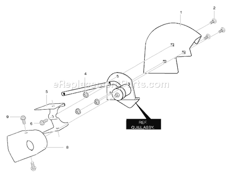 Page A Diagram and Parts List for LE389 LE 389 2006-04 Husqvarna Edger