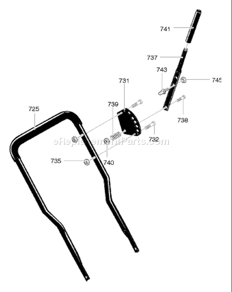 Page B Diagram and Parts List for LE389 LE 389 2006-04 Husqvarna Edger