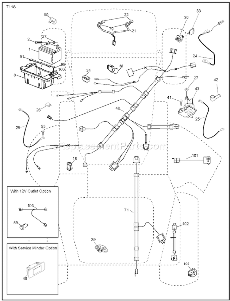 Page D Diagram and Parts List for 2654 LGT  96045000702 -2008-03 Husqvarna Lawn Tractor