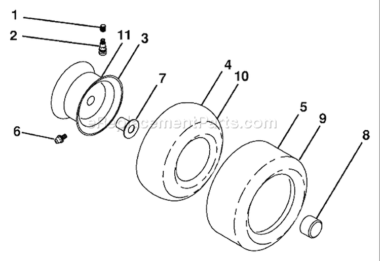 Page J Diagram and Parts List for LOYTH 20 F 42 T 96045000200 -2006-02 Husqvarna Lawn Tractor