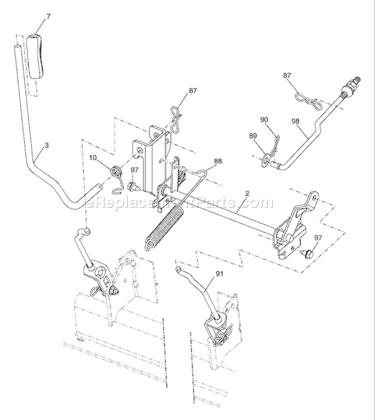 Page F Diagram and Parts List for LOYTH 20 F 42 T 96045000200 -2006-02 Husqvarna Lawn Tractor