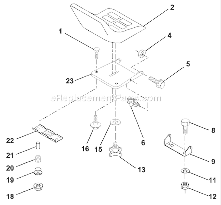 Page L Diagram and Parts List for 125 LRH  954001222A -1994-07 Husqvarna Lawn Tractor