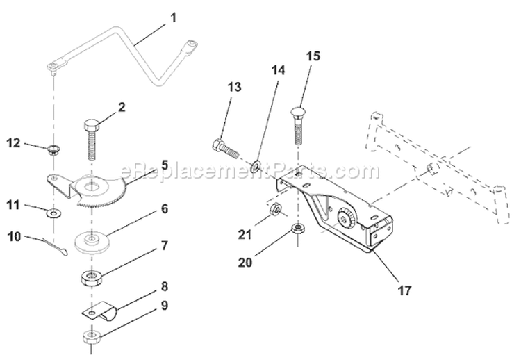 Page M Diagram and Parts List for 125 LRH  954001222A -1994-07 Husqvarna Lawn Tractor