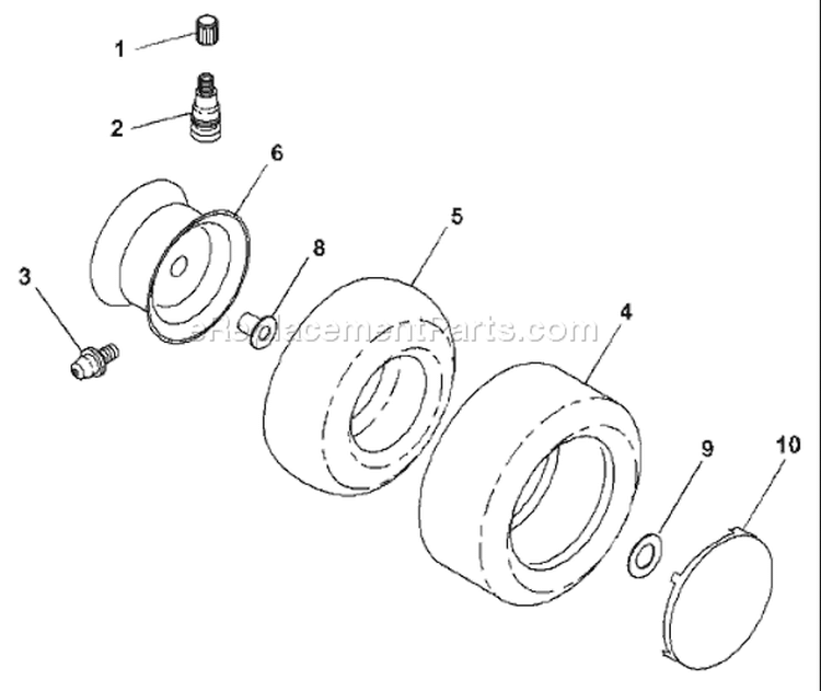 Page Q Diagram and Parts List for 125 LRH  954001222A -1994-07 Husqvarna Lawn Tractor