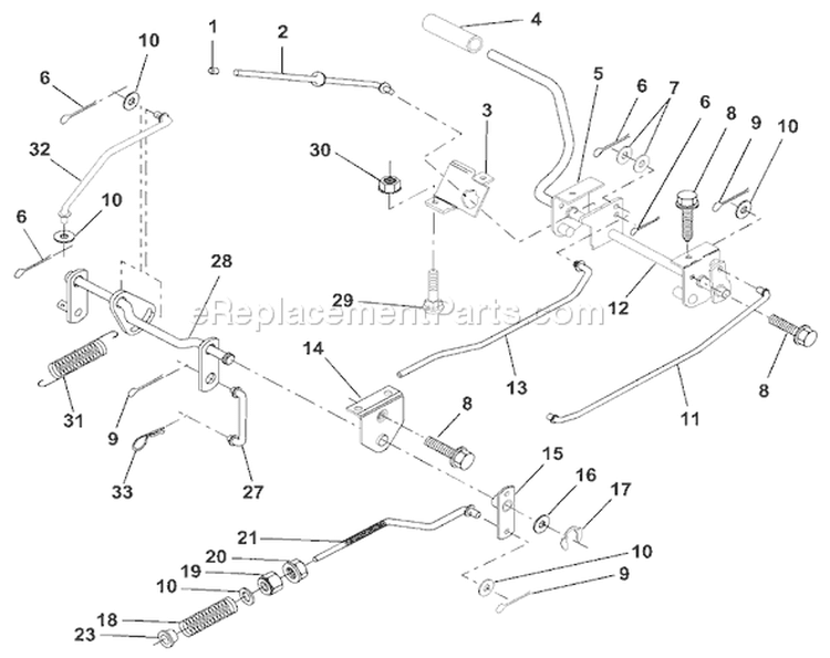 Page A Diagram and Parts List for 125 LRH  954001222B -1995-03 Husqvarna Lawn Tractor