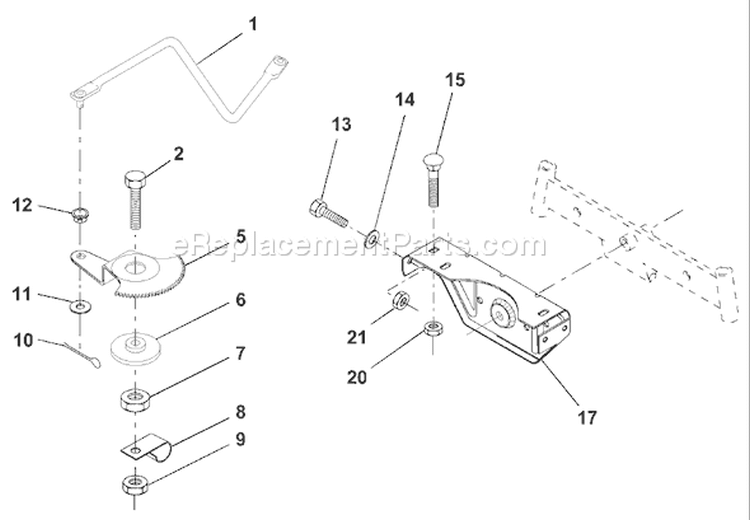 Page M Diagram and Parts List for 125 LRH  954001222B -1995-03 Husqvarna Lawn Tractor