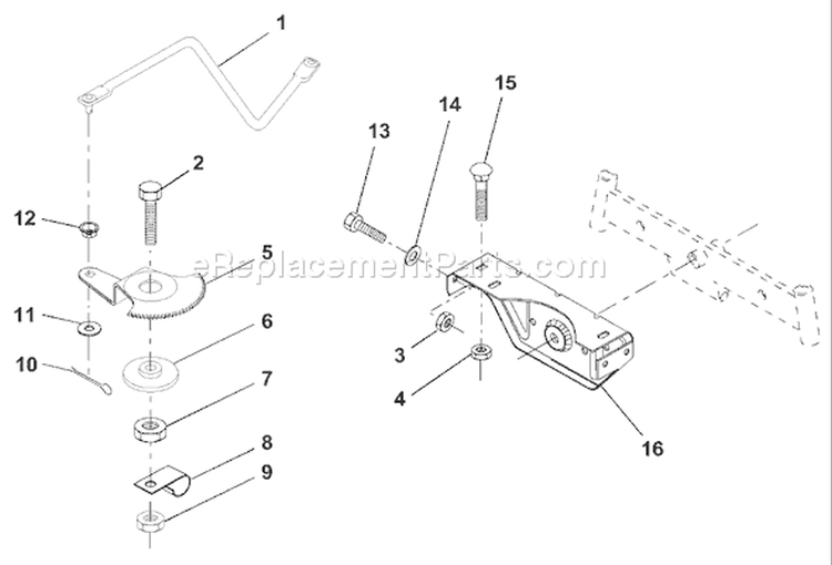 Page M Diagram and Parts List for 125 LRH  954001222C -1995-03 Husqvarna Lawn Tractor