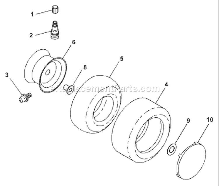 Page Q Diagram and Parts List for 125 LRH  954001222D -1995-07 Husqvarna Lawn Tractor