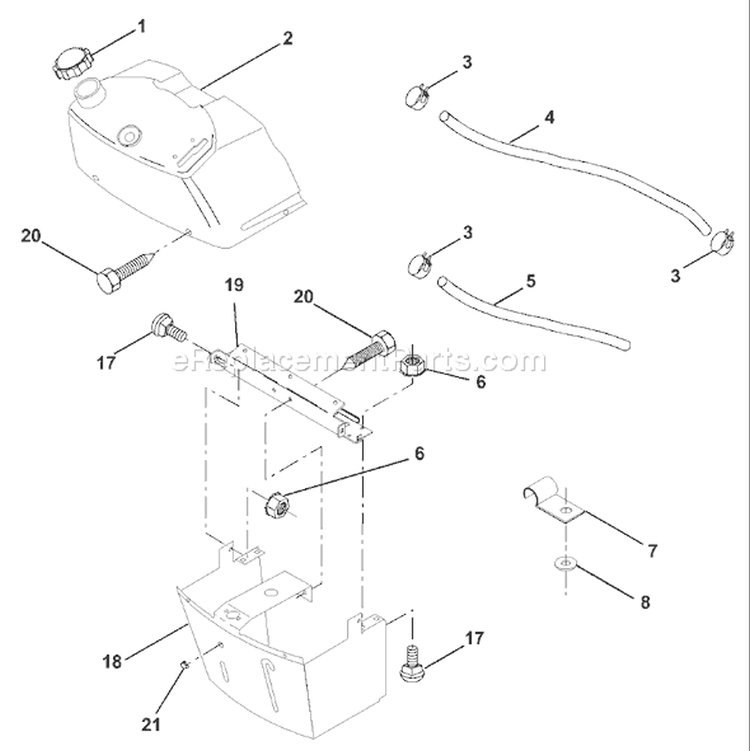 Page B Diagram and Parts List for 125 LRH  954001222D -1995-07 Husqvarna Lawn Tractor