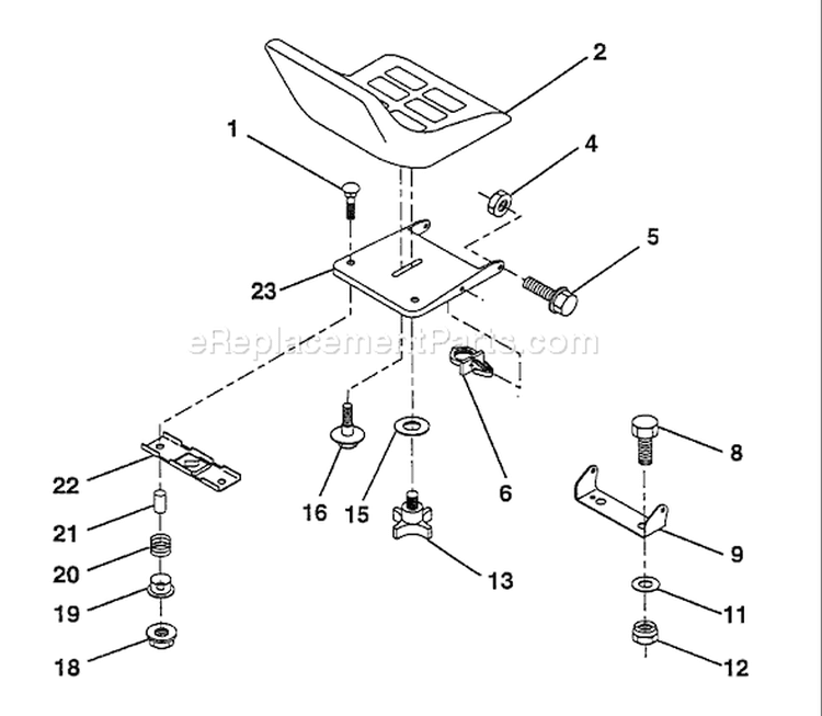 Page L Diagram and Parts List for 125 LRH  HNHR38B -954000622 -1994-01 Husqvarna Lawn Tractor
