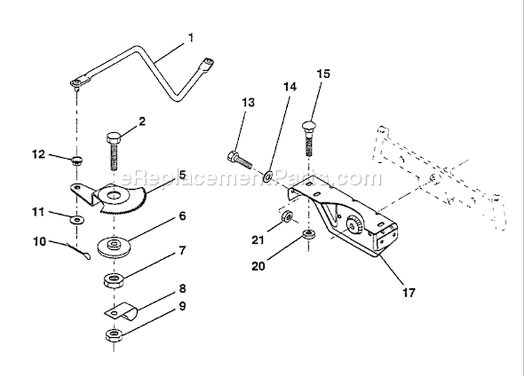 Page M Diagram and Parts List for 125 LRH  HNHR38B -954000622 -1994-01 Husqvarna Lawn Tractor