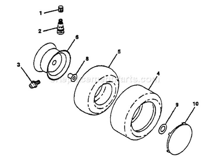 Page Q Diagram and Parts List for 125 LRH  HNHR38B -954000622 -1994-01 Husqvarna Lawn Tractor