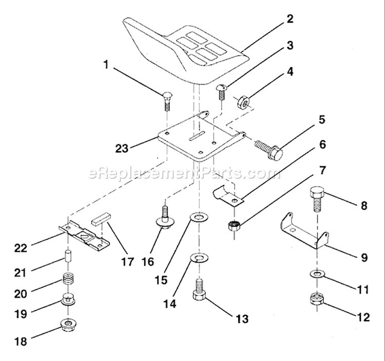 Page K Diagram and Parts List for LR100 LR 100 1995-03 Husqvarna Lawn Tractor
