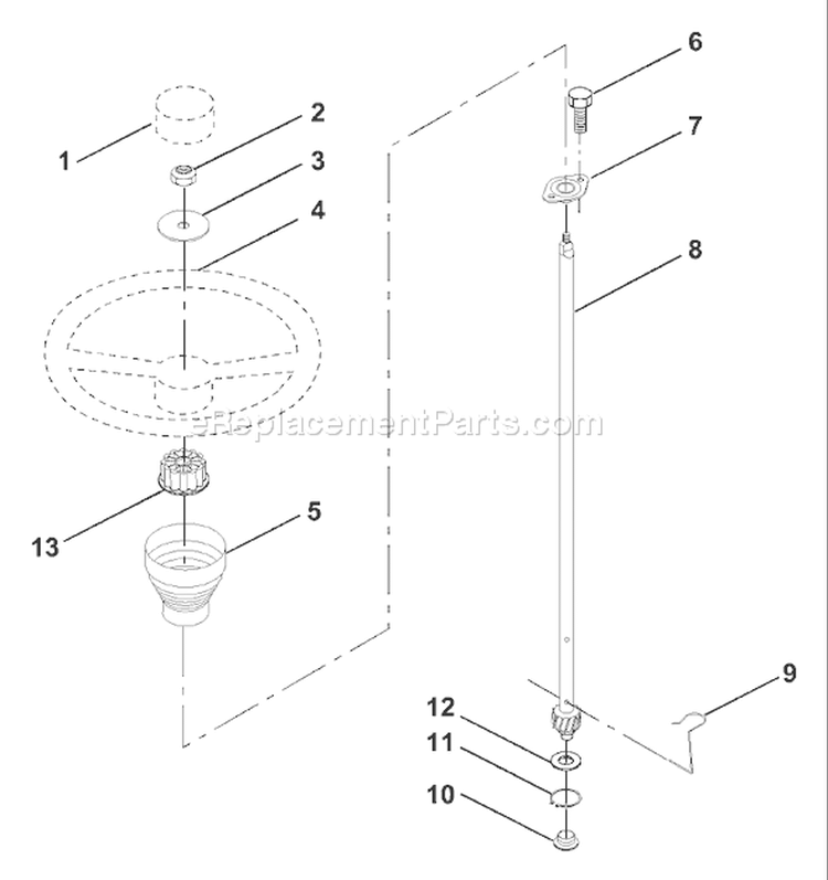 Page O Diagram and Parts List for LR111 LR 111 9540001212A -1994-07 Husqvarna Lawn Tractor