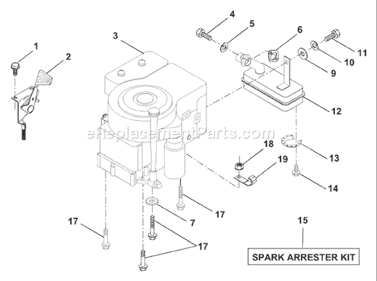 Page F Diagram and Parts List for LR111 LR 111 9540001212A -1994-07 Husqvarna Lawn Tractor