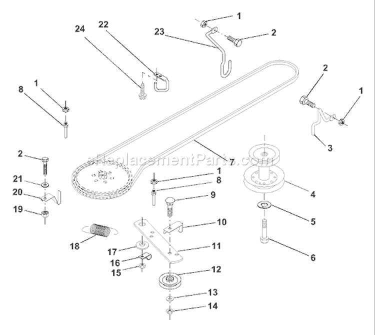 Page I Diagram and Parts List for LR111 LR 111 9540001212A -1994-07 Husqvarna Lawn Tractor