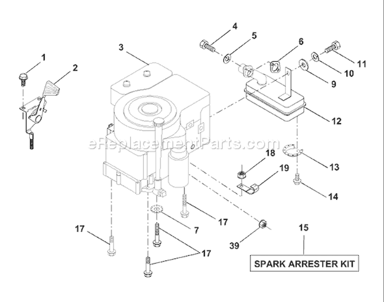 Page F Diagram and Parts List for LR120 LR 120 954001242B -1995-02 Husqvarna Lawn Tractor
