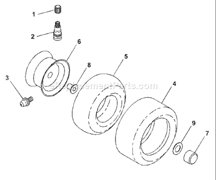 Page Q Diagram and Parts List for LR120 LR 120 954830051B -1996-05 Husqvarna Lawn Tractor