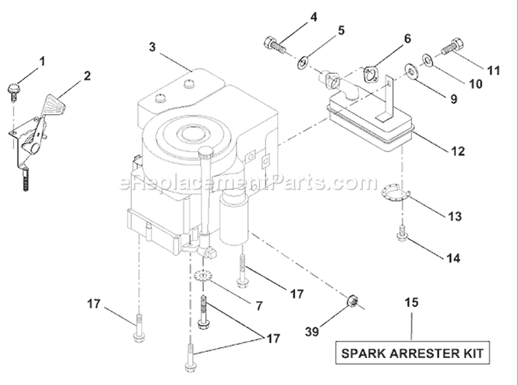Page F Diagram and Parts List for LR120 LR 120 954830051B -1996-05 Husqvarna Lawn Tractor