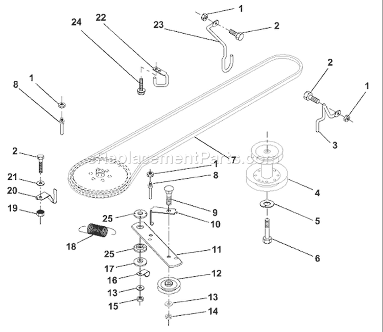 Page I Diagram and Parts List for LR120 LR 120 954830051B -1996-05 Husqvarna Lawn Tractor