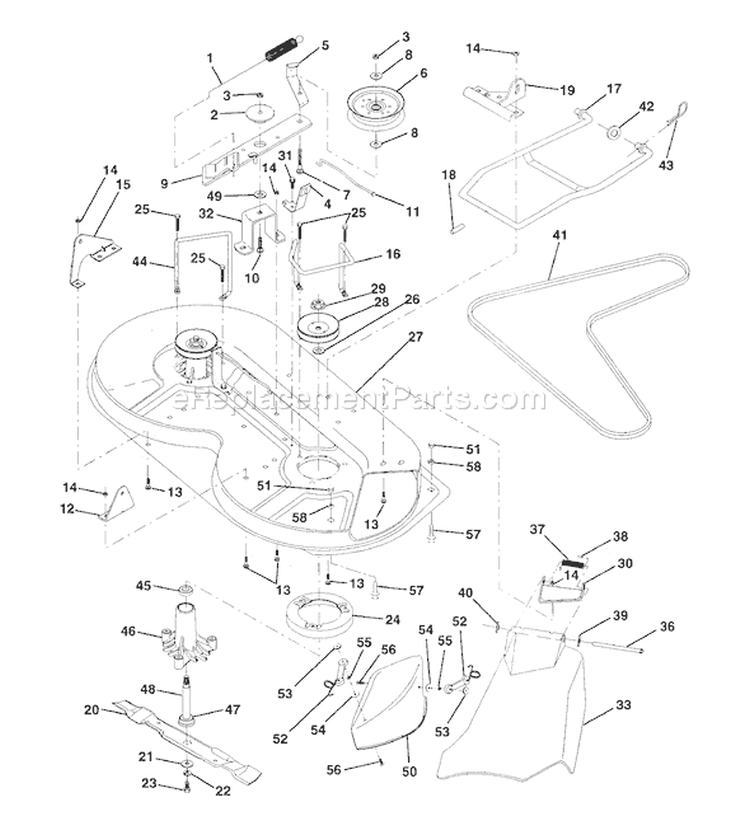 Page K Diagram and Parts List for LR120 LR 120 HN1236A -954000602 -1993-10 Husqvarna Lawn Tractor