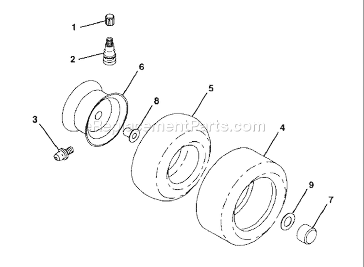 Page Q Diagram and Parts List for LR120 LR 120 HN1236A -954000602 -1993-10 Husqvarna Lawn Tractor