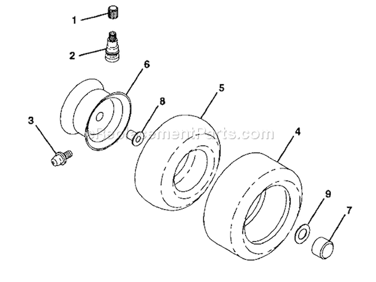 Page Q Diagram and Parts List for LR121 LR 121 1997-12 Husqvarna Lawn Tractor