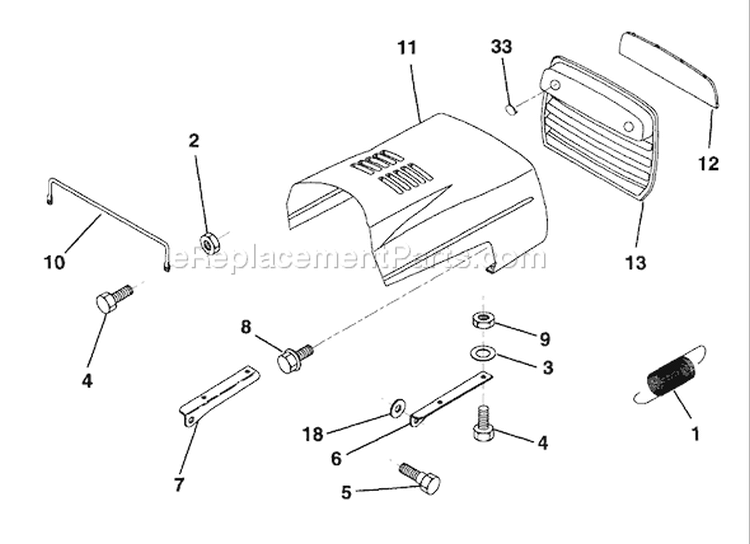 Page I Diagram and Parts List for LR121 LR 121 1997-12 Husqvarna Lawn Tractor