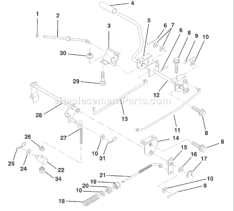 Page A Diagram and Parts List for LR121 LR 121 954140001B -1997-12 Husqvarna Lawn Tractor