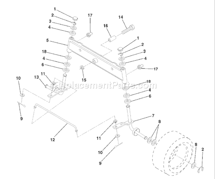 Page G Diagram and Parts List for LR121 LR 121 954140001B -1997-12 Husqvarna Lawn Tractor