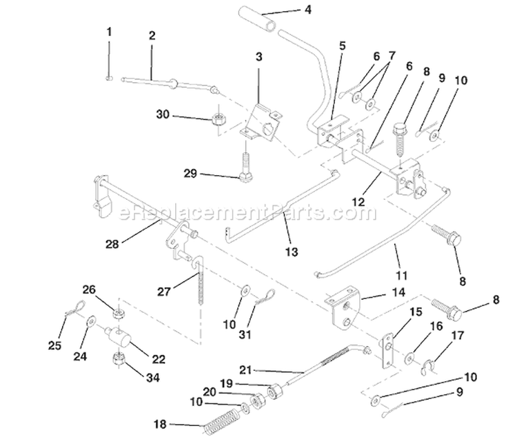 Page A Diagram and Parts List for LR121 LR 121 954140001B -1998-02 Husqvarna Lawn Tractor