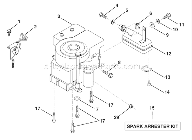 Page F Diagram and Parts List for LR121 LR 121 954140001B -1998-02 Husqvarna Lawn Tractor