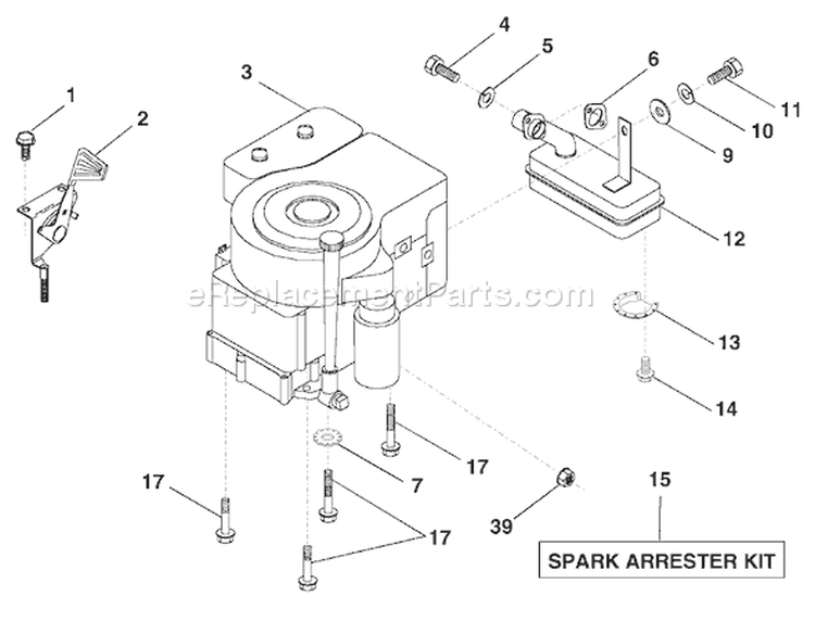 Page E Diagram and Parts List for LR122 LR 122 954140014B -1999-03 Husqvarna Lawn Tractor