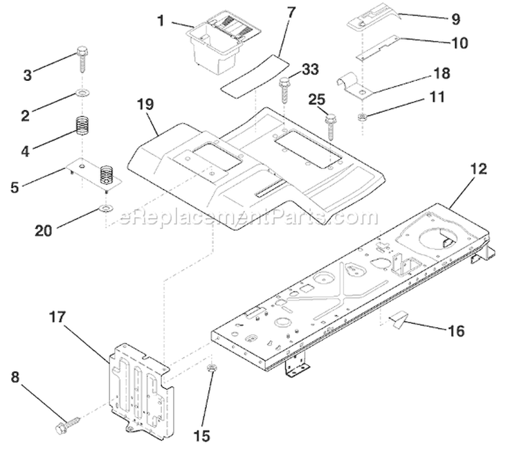 Page F Diagram and Parts List for LR122 LR 122 954140014B -1999-03 Husqvarna Lawn Tractor