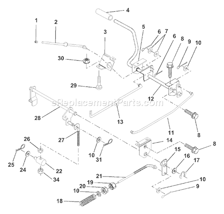 Page A Diagram and Parts List for LR122 LR 122 954140105A -1999-09 Husqvarna Lawn Tractor