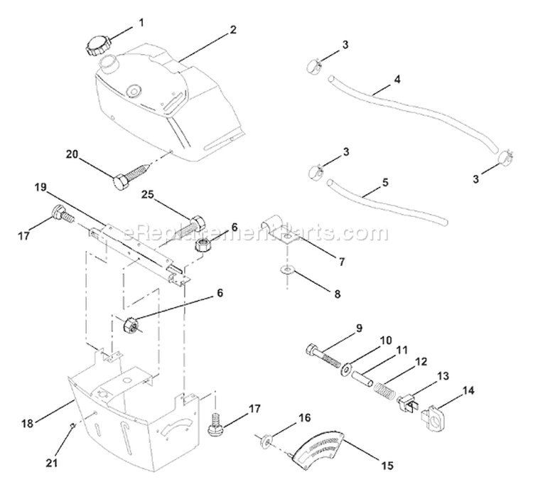 Page B Diagram and Parts List for LR122 LR 122 954140105A -1999-09 Husqvarna Lawn Tractor