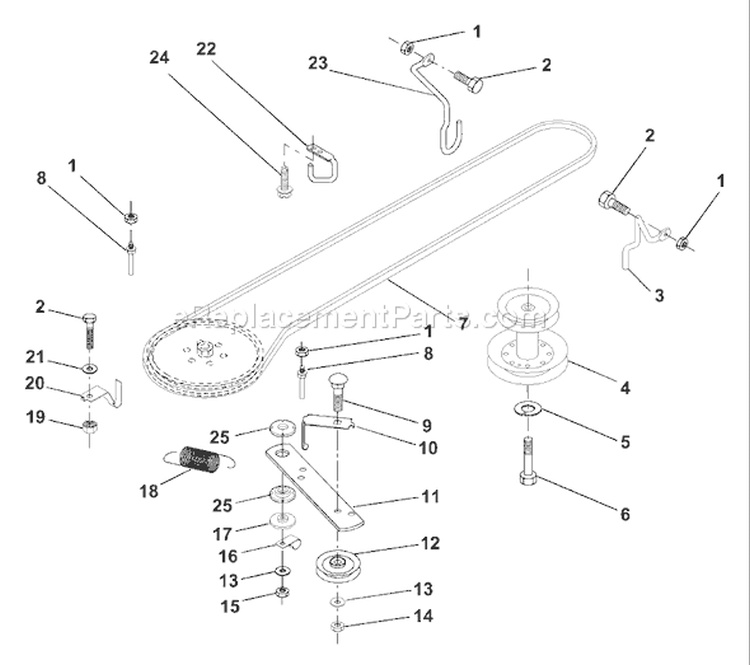 Page H Diagram and Parts List for LR122 LR 122 954140105A -1999-09 Husqvarna Lawn Tractor