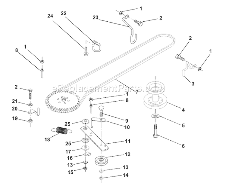 Page H Diagram and Parts List for LR122 LR 122 954140105B -2000-01 Husqvarna Lawn Tractor