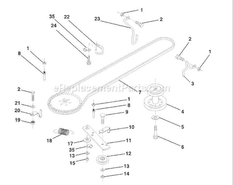 Page H Diagram and Parts List for LR125 LR 125 954001202C -1995-03 Husqvarna Lawn Tractor
